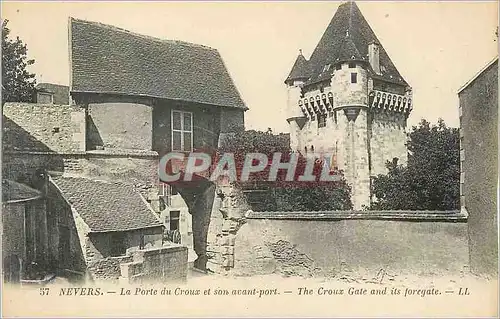 Ansichtskarte AK Nevers La Porte du Croux et son avant port