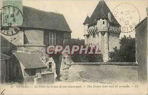 Cartes postales Nevers La Porte du Croux et son avant port