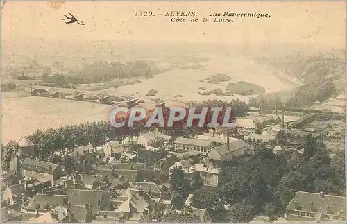 Ansichtskarte AK Nevers Vue panoramique Cote de la Loire