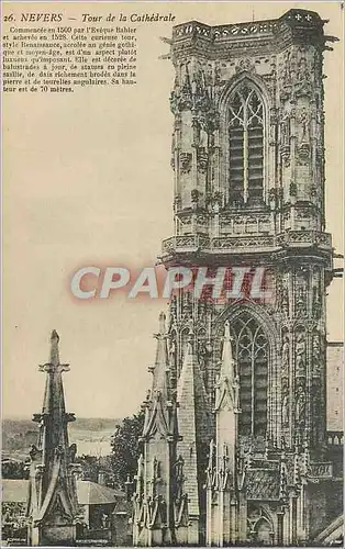 Cartes postales Nevers Tour de la Cathedrale
