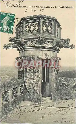 Cartes postales Nevers Le Campanile de la Cathedrale