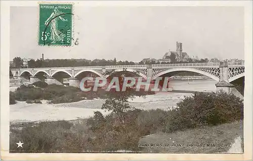 Ansichtskarte AK Nevers Le Pont du Chemin