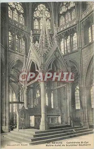 Cartes postales Nevers Cathedrale St Cyr Maitre Autel du Sculpteur Gautherin