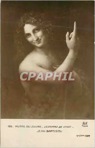 Cartes postales Musee du Louvre  Leonard de Vinci Jean Baptiste