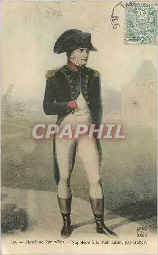 Cartes postales Musee de Versailles Napoleon 1er a la Malmaison par Isabey