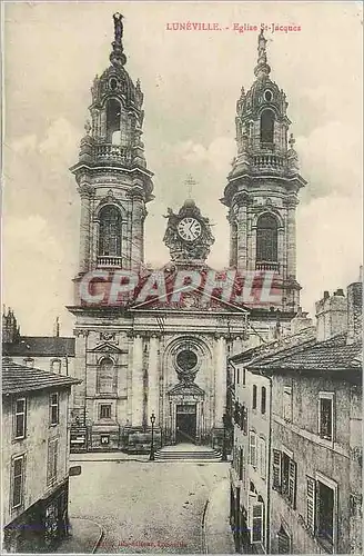 Ansichtskarte AK Luneville Eglise St Jacques