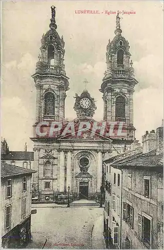 Cartes postales Luneville Eglise St Jacques