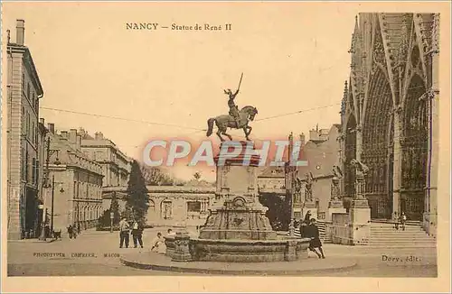 Cartes postales Nancy Statue de Rene II