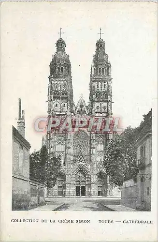 Cartes postales Collection de la Creme Simon Tours Cathedrale