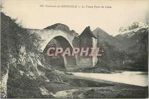 Ansichtskarte AK Environs de Grenoble Le Vieux Pont de Claix