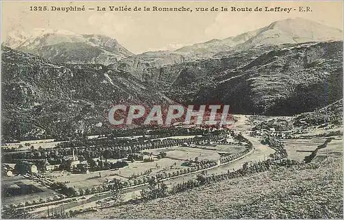 Ansichtskarte AK Dauphine La Vallee de la Romanche vue de la Route de Laffrey