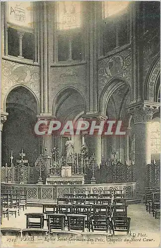 Ansichtskarte AK Paris Eglise Saint Germain des Pres Chapelle du Sacre Coeur