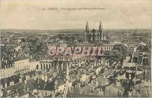 Cartes postales Nancy Vue generale prise depuis Saint Epvre