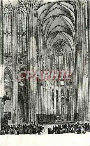 Moderne Karte Beauvais Oise Le Choeur de la Cathedrale