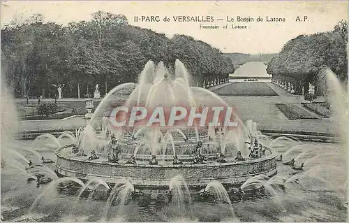 Cartes postales Parc de Versailles Le Bassin de Latone