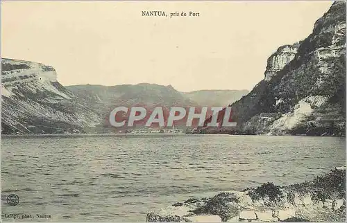 Cartes postales Nantua pris de Port