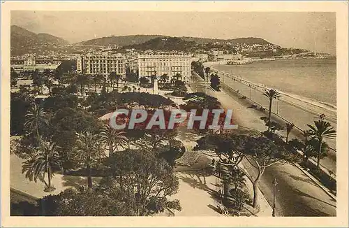 Cartes postales Nice Les Jardins Albert et le Quai des Etats Unis