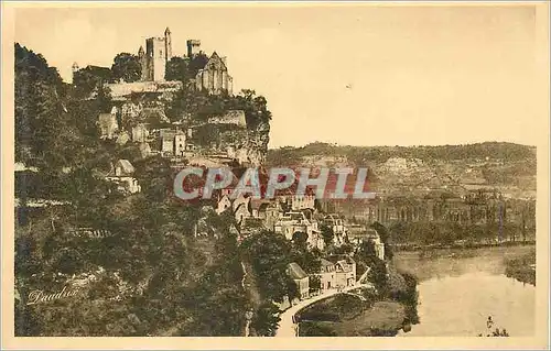 Cartes postales La Dordogne Pittoresque Chateau Feodal de Beynac en Sarladais Vue du Pecq