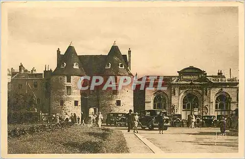 Ansichtskarte AK Dieppe Seine Inferieure Les Tourelles et le Theatre