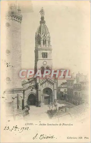 Cartes postales Lyon Ancien Sanctuaire de Fourviere