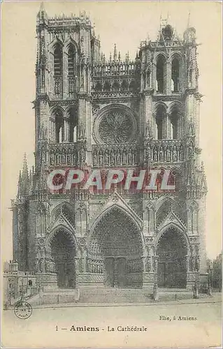 Cartes postales Amiens La Cathedrale