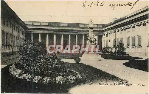 Cartes postales Amiens La Bibliotheque