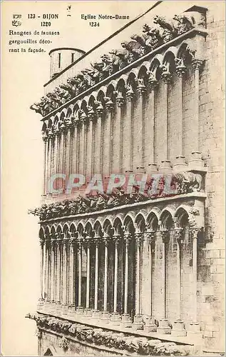 Cartes postales Dijon Eglise Notre Dame