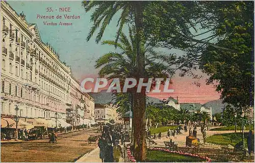 Cartes postales Nice Avenue de Verdun