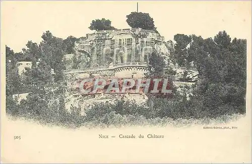 Cartes postales Nice Cascade du Chateau