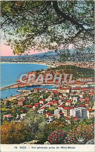 Cartes postales Nice Vue generale prise du Mont Boron