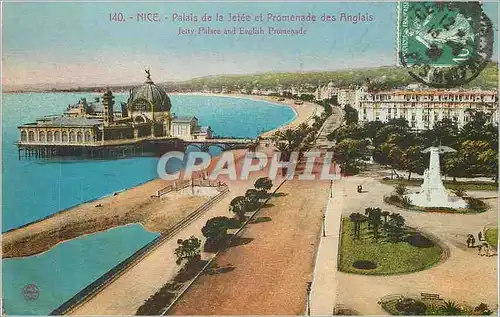 Cartes postales Nice Palais de la Jetee et Promenade des Anglais