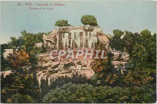 Cartes postales Nice Cascade du Chateau