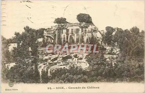 Cartes postales Nice Cascade du Chateau