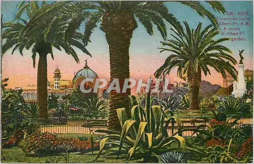 Cartes postales Nice Un coin du Jardin Albert