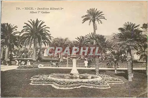 Cartes postales Nice Jardins Albert 1er