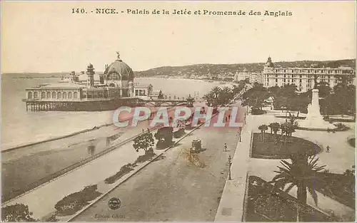 Cartes postales Nice Palais de la Jetee et Promenade des Anglais