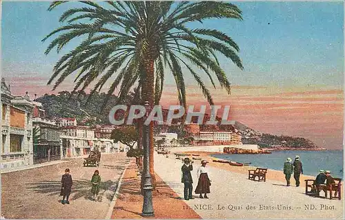 Cartes postales Nice Le Quai des Etats Unis