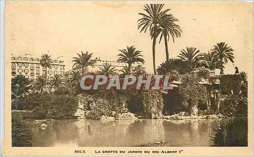 Cartes postales Nice La Grotte du Jardin du Roi Albert 1er