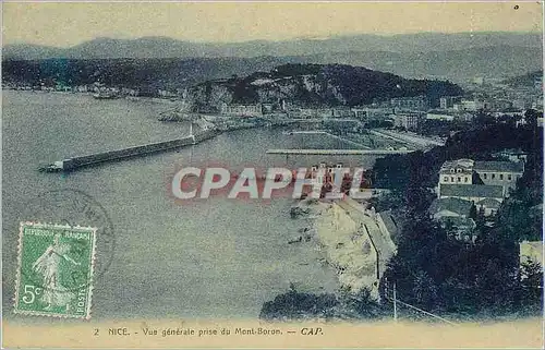 Cartes postales Nice Vue generale prise du Mont Boron