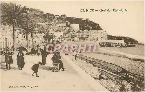 Cartes postales Nice Quai des Etats Unis