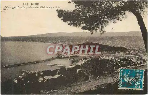 Cartes postales Nice Vue generale prise du Chateau