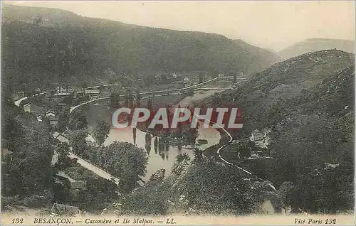 Cartes postales Besancon Casamene et Ile Malpas