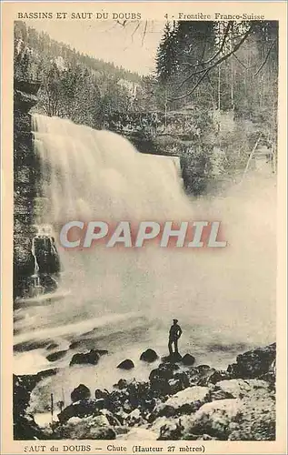 Cartes postales Saut du Doubs Chute