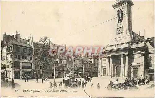 Cartes postales Besancon Place Saint Pierre