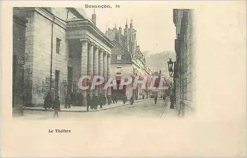 Ansichtskarte AK Besancon Le Theatre (carte 1900)