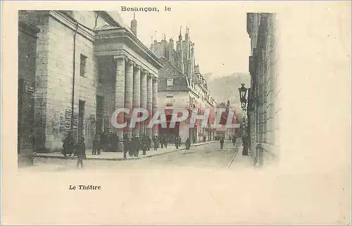 Cartes postales Besancon Le Theatre (carte 1900)
