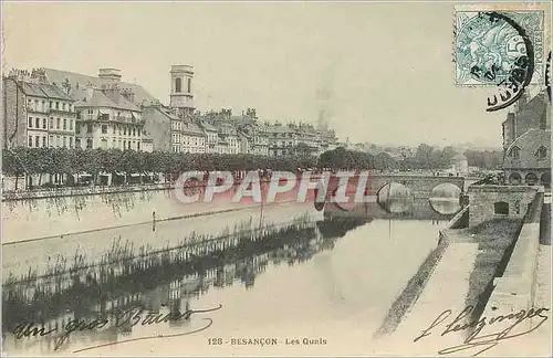 Ansichtskarte AK Besancon Les Quais