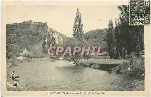 Cartes postales Besancon Doubs Rocher de la Citadelle