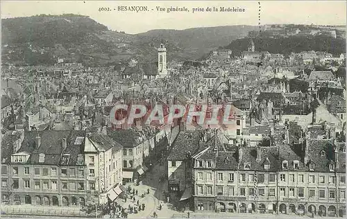 Cartes postales Besancon Vue generale prise de la Madeleine