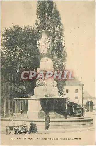 Cartes postales Besancon Fontaine de la Place Labouree